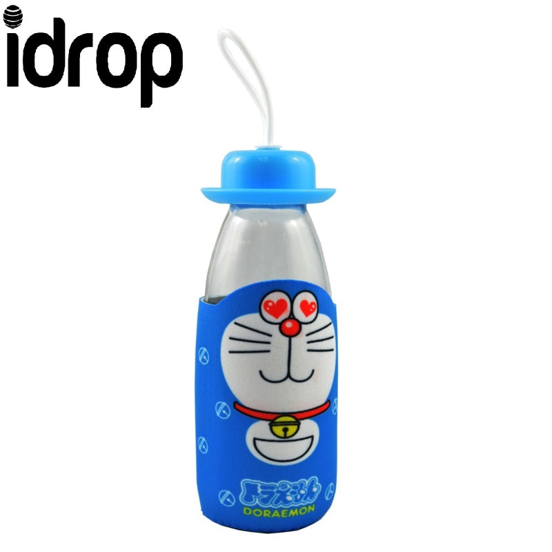 Idrop 300ml Portable Cutie Cartooon Glass Bottle [Send by randomly design]