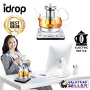 idrop 1.0L Stainless Steel Multipurpose Electric Kettle Tea Maker Health Pot Boiler With Filter