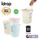 idrop Portable Hanging Eco-Friendly Wheat Straw Trash Garbage Can Bin