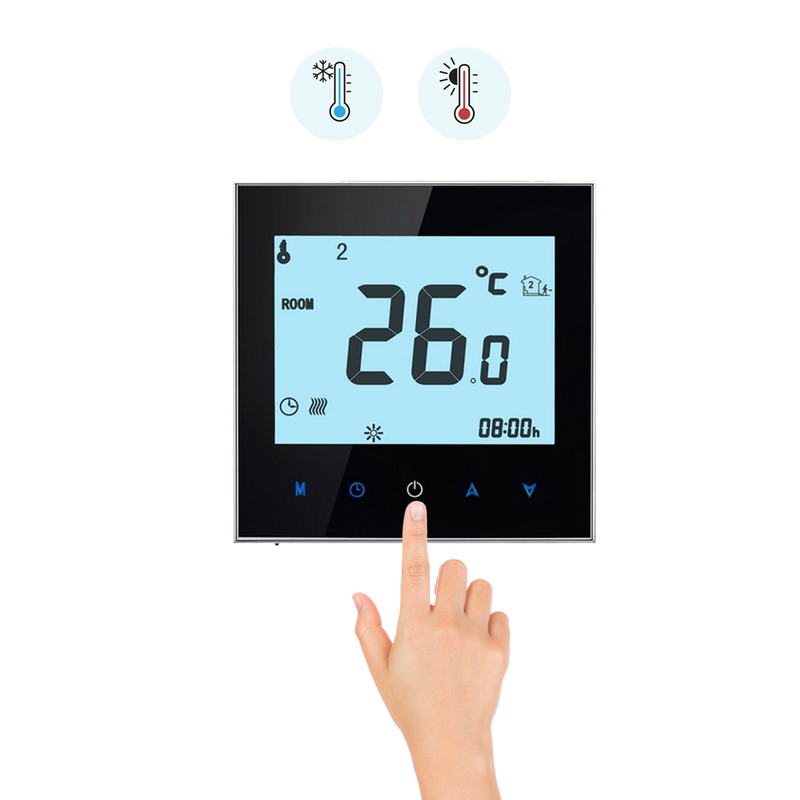 idrop Programmable Digital Temperature Heating System for Warm Floor (BHT-1000-GA)