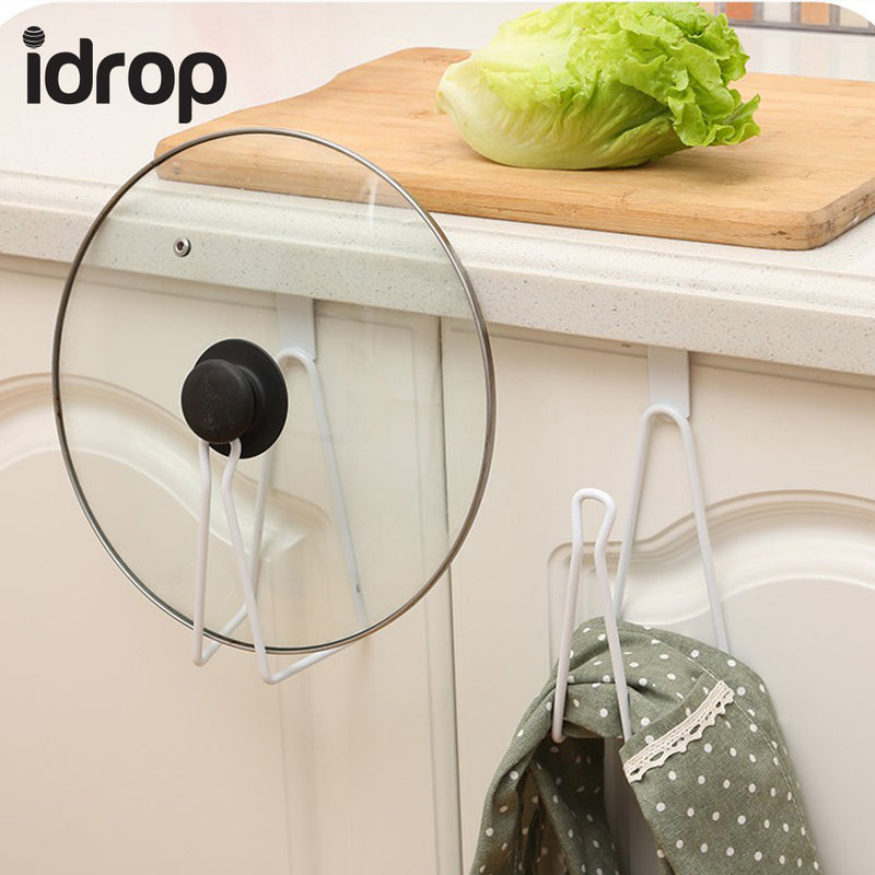 idrop Set of 2 Creative Paper Towel Stainless Steel Rack Kitchen Storage Door Rack  Bathroom Toilet Paper Rack
