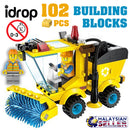 idrop ENLIGHTEN - 102 Pcs Cleaning Trolley Street Sweeper Building Block Brick Compatible with Lego [ 1101