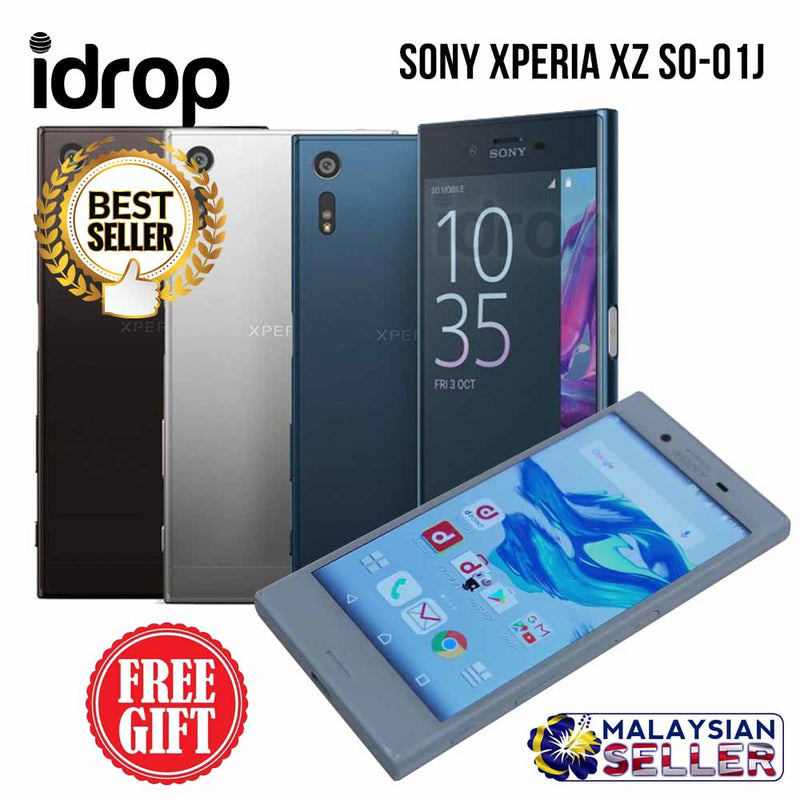 idrop SONY XPERIA XZ SO-01J unlocked network 32GB Android 7.0 Smartphone  With Free Gift