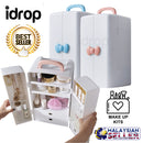 idrop Portable Multipurpose Make Up Cosmetics Jewelry Storage Box Organizer