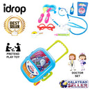 idrop Doctor Medicine Box Pretend Play Toy Set With Trolley For Kids Children