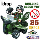 idrop COMBATZONES - 25 Pcs Small World War Army Pilot and Plane Building Block [ 801 ]