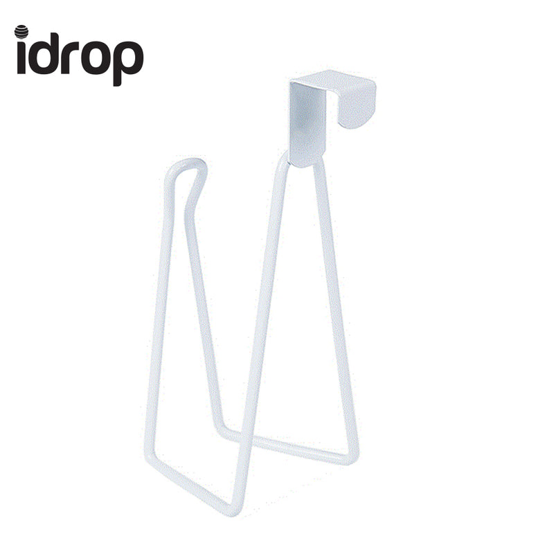 idrop Set of 2 Creative Paper Towel Stainless Steel Rack Kitchen Storage Door Rack  Bathroom Toilet Paper Rack