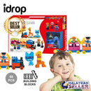 idrop 60 Pcs Smart Lines Train Truck Brick Colorful Creative Building Block Toy Set For Kids Children