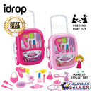 idrop Make Up Stylist Cosmetics Pretend Play Toy Set With Trolley For Kids Children