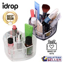 idrop Heart Shaped Multipurpose Acrylic Make Up Cosmetics Storage Box Organizer