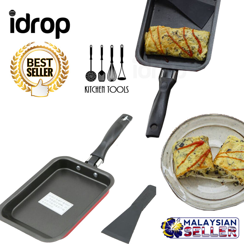 idrop Non-Stick Frying Pot Pan Fried Omelette Egg Roll Kitchen Tools