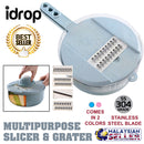idrop Multipurpose Kitchen Tool Wheat Straw Fibre Shredder Peeler Cutter Slicer and Grater