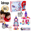 idrop 101 Pcs Fairy Tale Castle Colorful Creative Building Block Toy Set For Kids Children