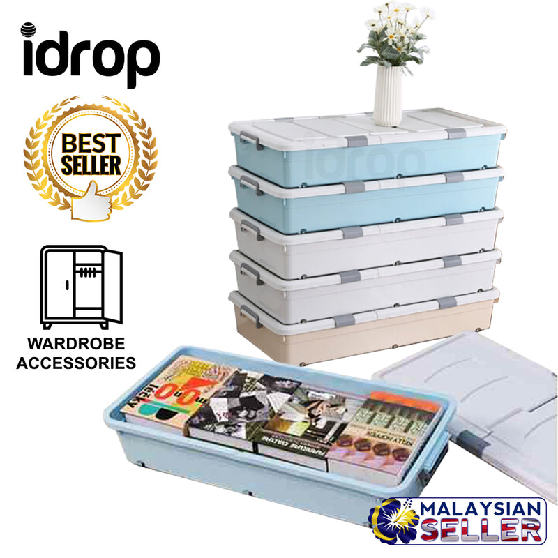 idrop Multipurpose Two Size Container Box Wardrobe Organizer Under The Bed