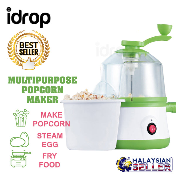 idrop MIMI BEAR - Multipurpose Popcorn Maker Food Egg Steamer Electric Fryer