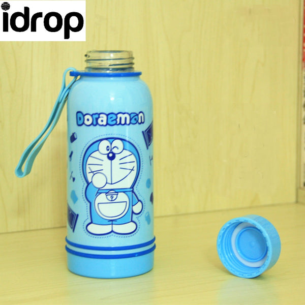 Idrop XY-6612#350ML Cute Cartoon Glass Bottle