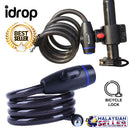 idrop Bicycle Bike Security Pad Tire Lock With Keys Bicycle Accessories