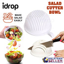 idrop QINGFENG - Fast and Easy Salad Maker Cutter Strainer Bowl