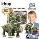idrop Triceratops Dinosaurs Foam EVA Building Block Toy Set For Kids And Children