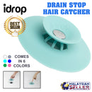 idrop Flexible Drain Stopper Hair Catcher for Kitchen Sink Bathroom Bath Tub