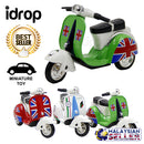 idrop Miniature Scooter Vespa Motor Handcrafted Metallic Collectibles Display (1 Scooter)