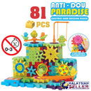 idrop ANTI-DOU PARADISE - Motorized Spinning Gears Electric Brick Building Blocks Battery Operated [ 598