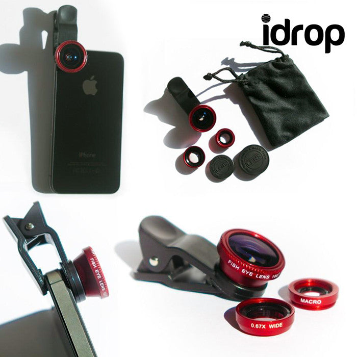 Universal Clip 3in1 Lens Photolens For Camera & Mobile Phone