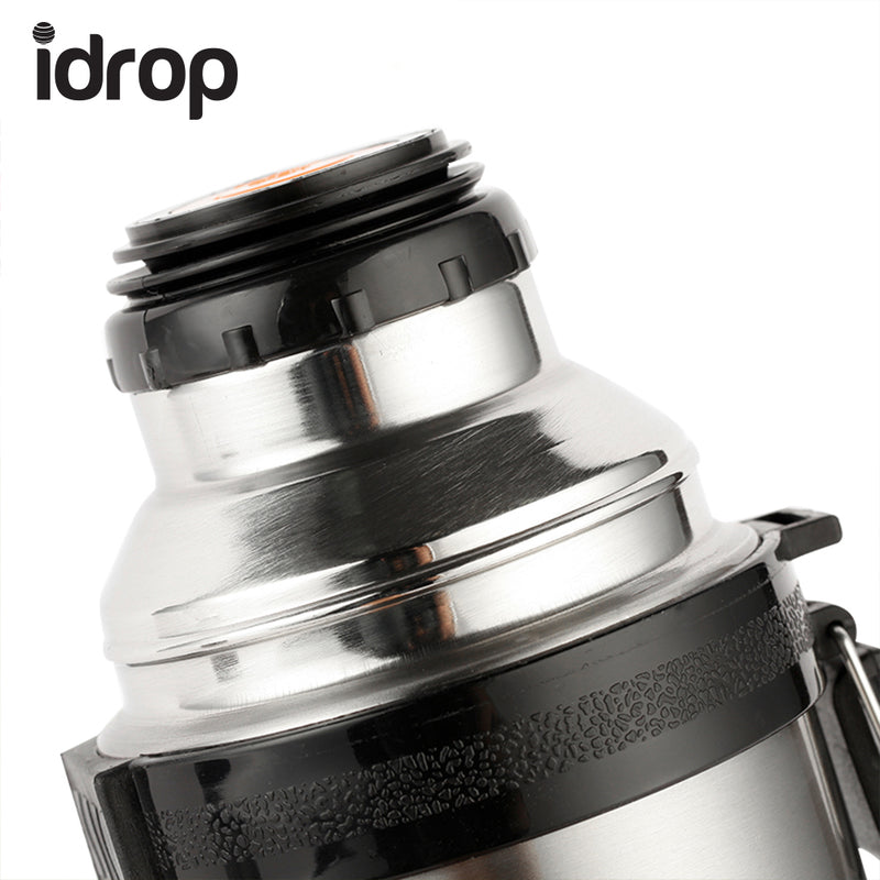 idrop Portable Travel Outdoor sports Stainless Steel Vacuum Thermos Bottle - 1000ML & 750ML VACUUM FLASK WITH HANDLE