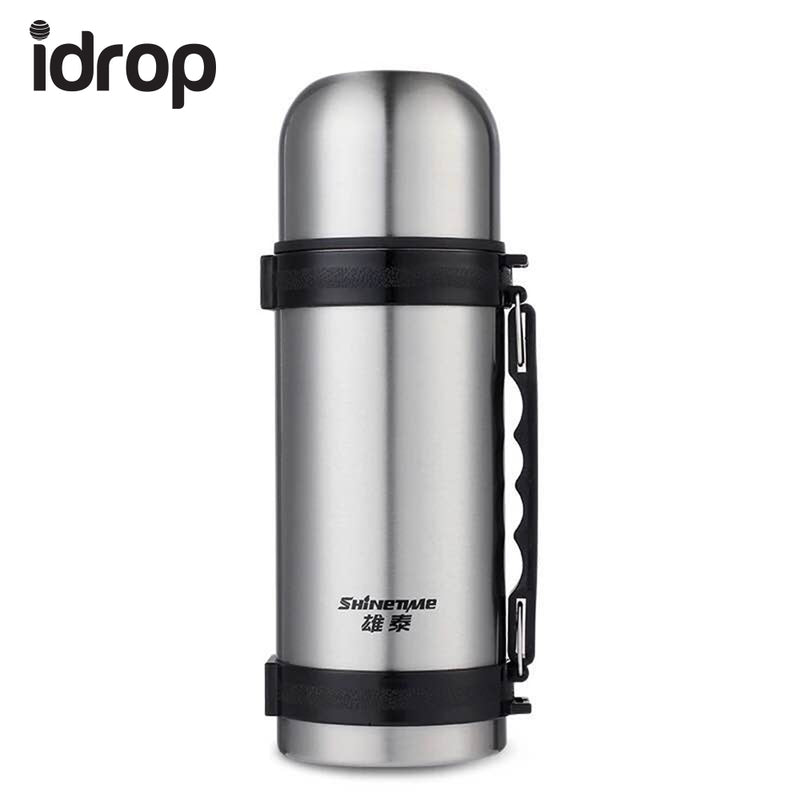 idrop Portable Travel Outdoor sports Stainless Steel Vacuum Thermos Bottle - 1000ML & 750ML VACUUM FLASK WITH HANDLE