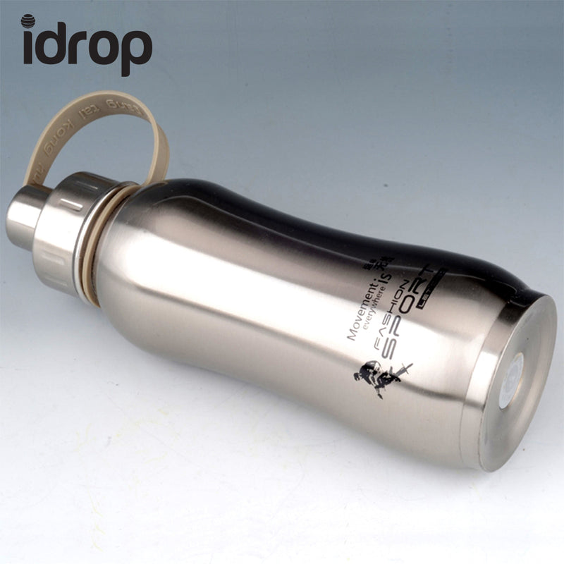 idrop Stainless Steel Outdoor Sports Travelling Portable Insulated Thermos Bottle 800ml [Send by randomly color]