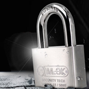 idrop High Quality Stainless Steel Security Pad Lock for Warehouse Home Door