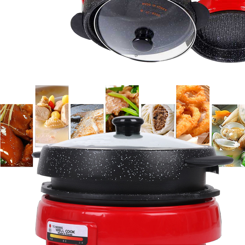 idrop High Quality Multi-Purpose Pot With Lid For Soup Stock Roast Grill