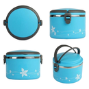 idrop 2Layer Cute Portable Stainless Steel Lunch Box Food Storage