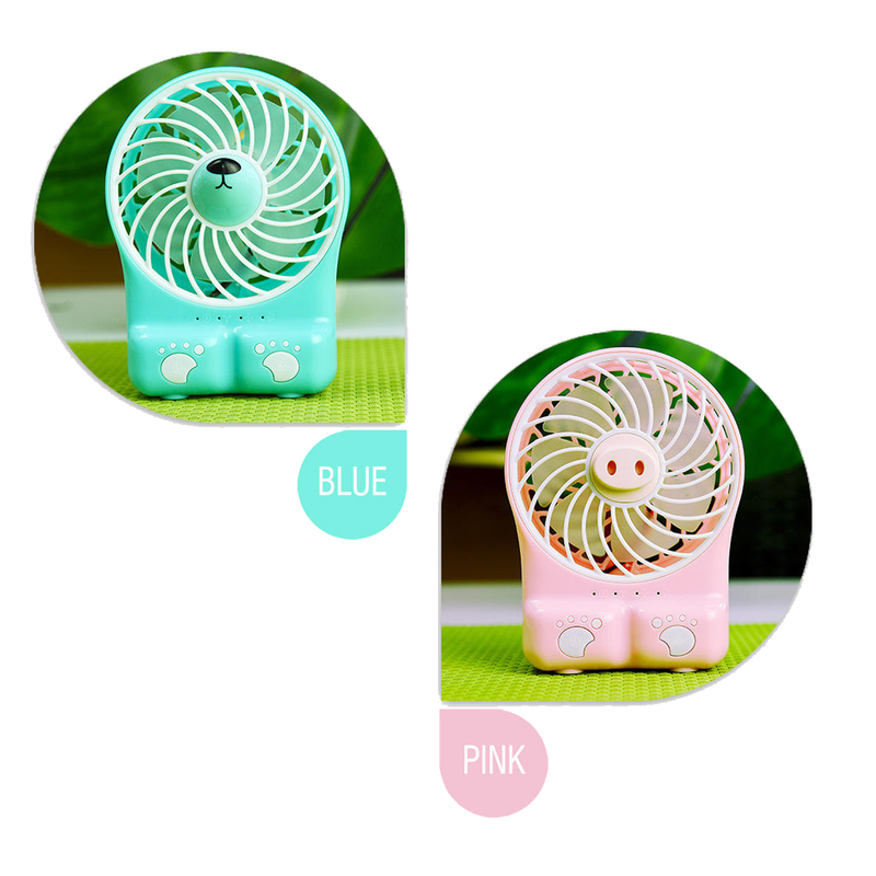 iDrop Handheld Rechargeable Cute Mini USB Fan