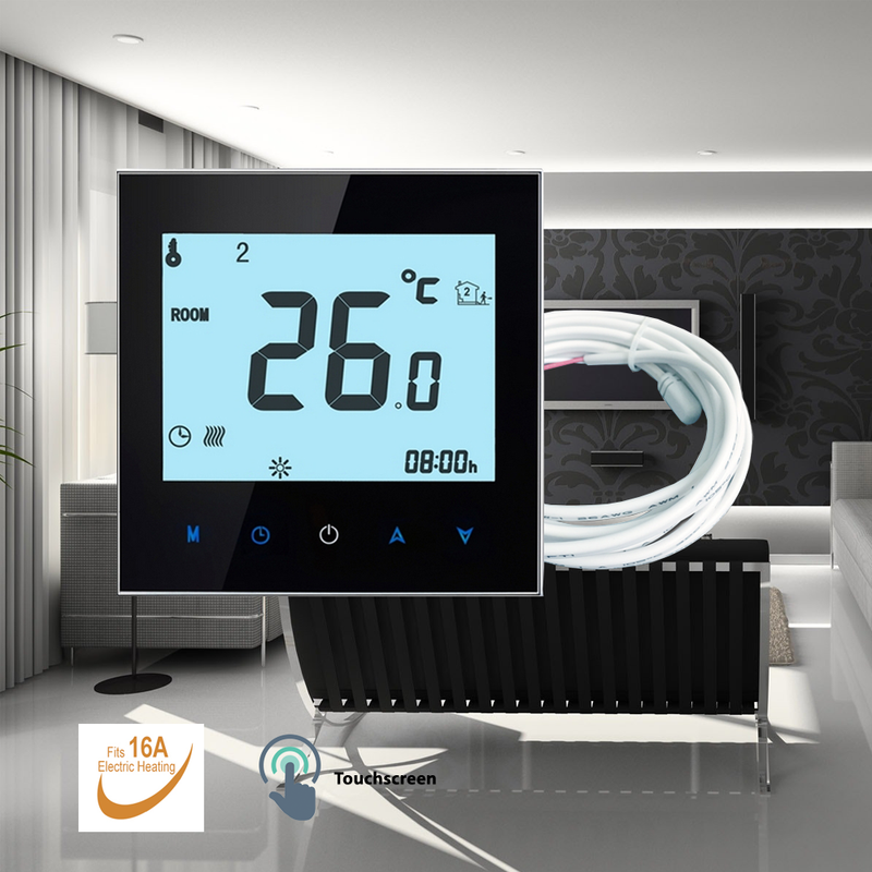 idrop Digital Thermoregulator Internal & External Probe Heating System for Warm Floor