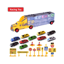 idrop High Quality Colourful 9 In 1 Truck with Cabinet and Cars Transport Toys for Kids Children