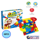 idrop High Quality Colorful Marble Run Building Blocks Construction Puzzle Race Track Set Toys for Kids Children