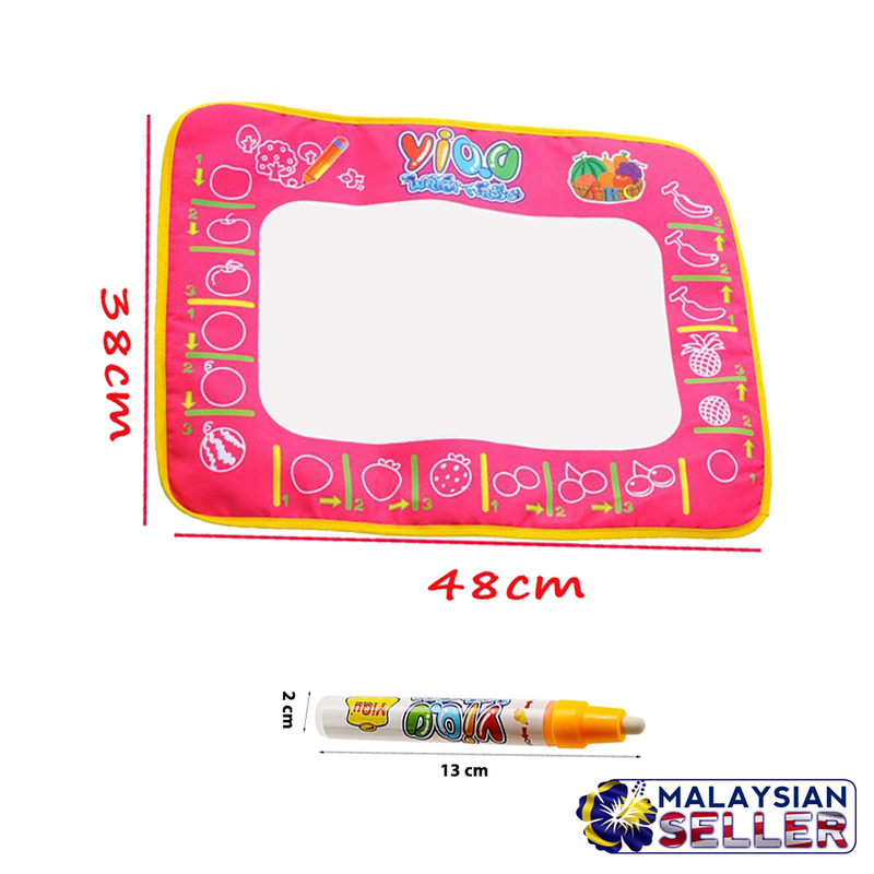 idrop High Quality Little Artist Painter Write Draw Paint Water Canvas Doodle Mat With Magic Pen Set Toys for Kids Children