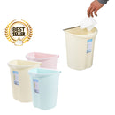 idrop Portable Hanging Eco-Friendly Wheat Straw Trash Garbage Can Bin