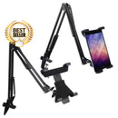 idrop 360 Degree Adjustable Telescopic Mobile Smart Phone Tablet Holder Stand Removable