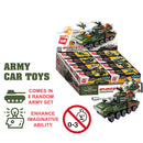 idrop Modern Army Vehicle Toy Set Building Block Toys