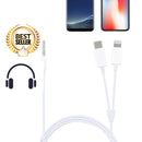 idrop Standard 1.0 m Type-C & Lightning to 3.5 mm AUX Audio Cable Headphone Adapter