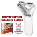idrop 3 in 1 Stainless Steel Tri-Peeler Multipurpose Vegetable Fruit Peeler