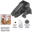 idrop Multipurpose Handheld Easy Clean Rotary Grater Food Shredder