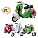 idrop Miniature Scooter Vespa Motor Handcrafted Metallic Collectibles Display (1 Scooter)