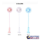idrop 2 in 1 Electric USB Clip Stretchable Portable Fan With Round Study Lamp