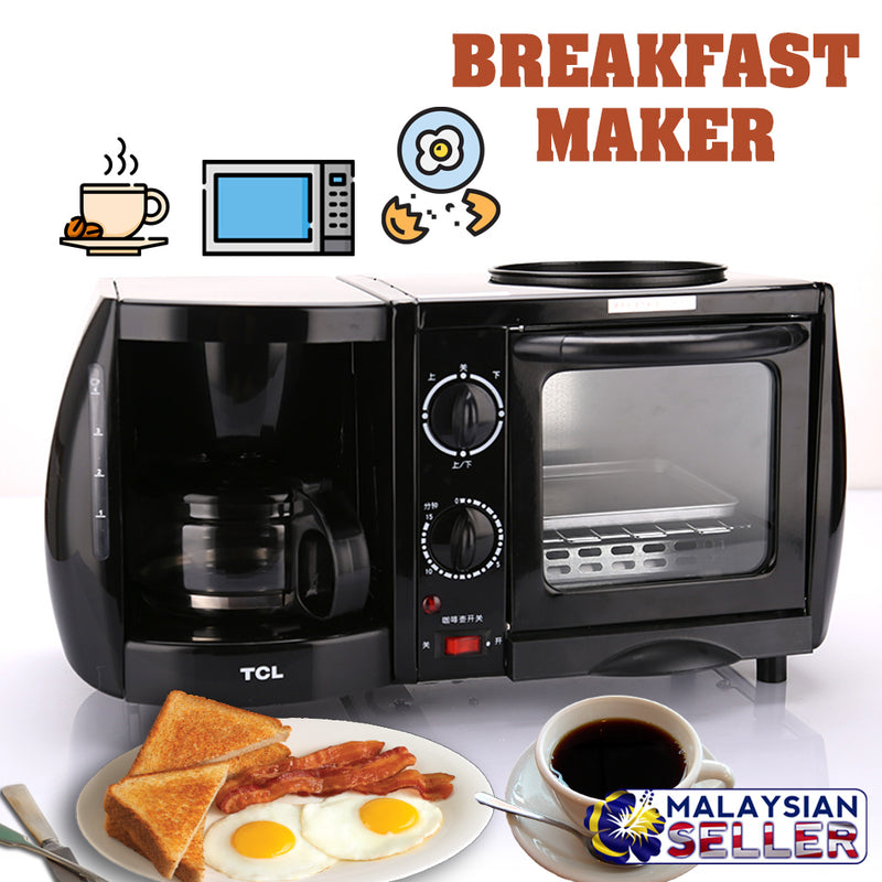 idrop TCL - 3 in 1 Multipurpose Electric Breakfast Machine Maker [ TKX-J05051A ]