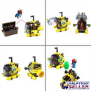 idrop ENLIGHTEN - 122 Pcs Submarine Pirate Treasure Hunt Building Block Brick Compatible with Lego