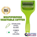 idrop Multipurpose Stainless Steel Roller Vegetable Slicer Cutter