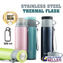 idrop 500 ml Trendy Portable Stainless Steel Vacuum Thermal Flask With Cup